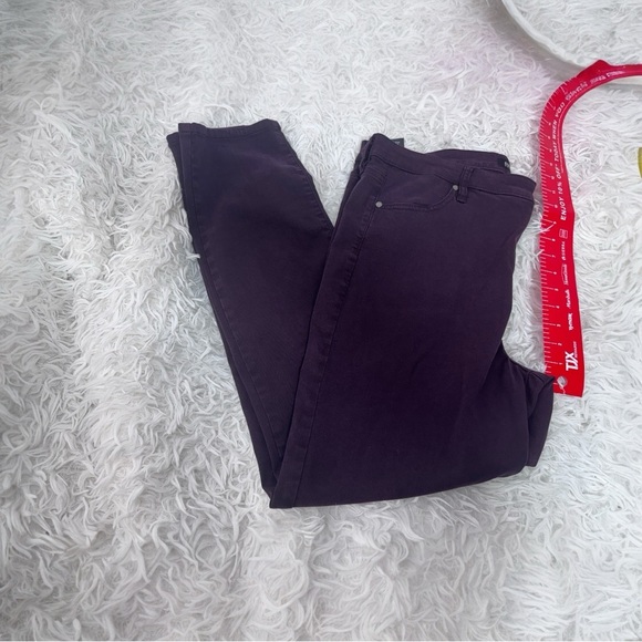 Buffalo Womens Tencel Blend High Rise Purple Pant NWOT size 16/36 - Picture 2 of 6